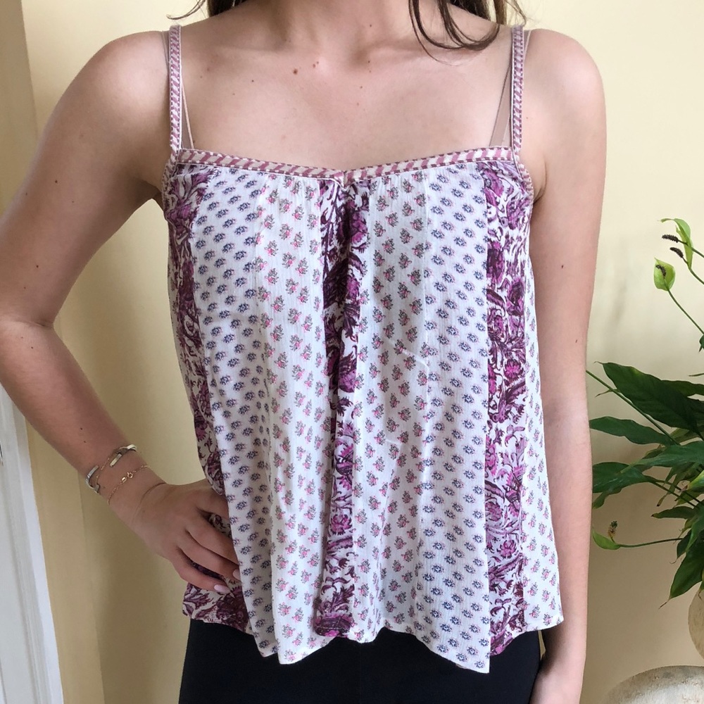 American Eagle Floral Tank Top